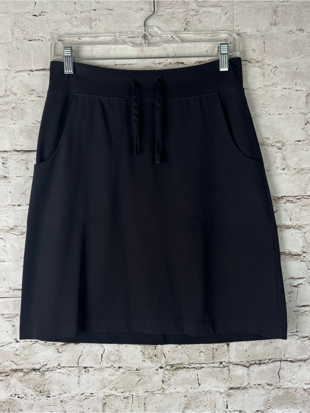 Patagonia Women's XS Vitaliti Skirt Drawstring Organic Cotton Stretch Black